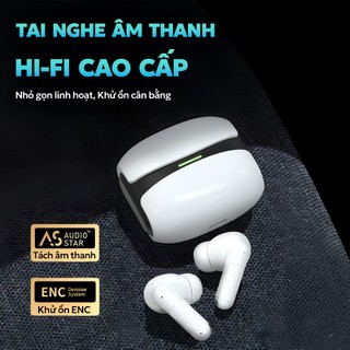 X6 Mới Nhất ENC Tai Nghe [2 Quà tặng] 1 Nhãn dán hoạt hình+1 Bao tay chơi game, Thiết kế viên nang không gian, Âm thanh nổi cấp độ HiFi, Mic tích hợp chống nước IPX5, Giảm tiếng ồn