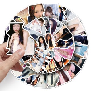 51 Chiếc Kpop Hàn Quốc Cô Gái ILLIT Dán Điện Thoại Trang Trí Cốc Nước Chống Nước Miếng Dán Quạt Quà Tặng