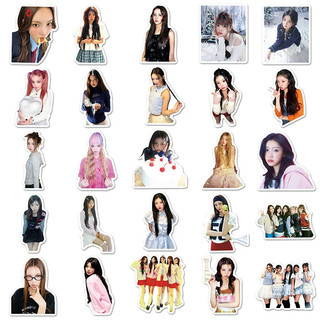 51 Chiếc Kpop Hàn Quốc Cô Gái ILLIT Dán Điện Thoại Trang Trí Cốc Nước Chống Nước Miếng Dán Quạt Quà Tặng