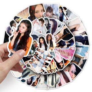 51 Chiếc Kpop Hàn Quốc Cô Gái ILLIT Dán Điện Thoại Trang Trí Cốc Nước Chống Nước Miếng Dán Quạt Quà Tặng