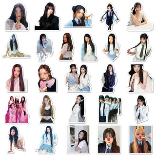 51 Chiếc Kpop Hàn Quốc Cô Gái ILLIT Dán Điện Thoại Trang Trí Cốc Nước Chống Nước Miếng Dán Quạt Quà Tặng