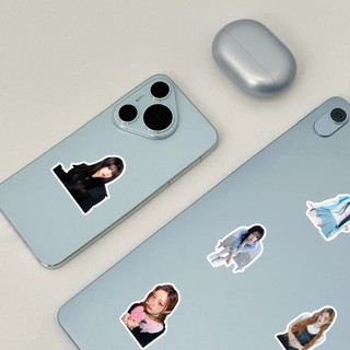 51 Chiếc Kpop Hàn Quốc Cô Gái ILLIT Dán Điện Thoại Trang Trí Cốc Nước Chống Nước Miếng Dán Quạt Quà Tặng