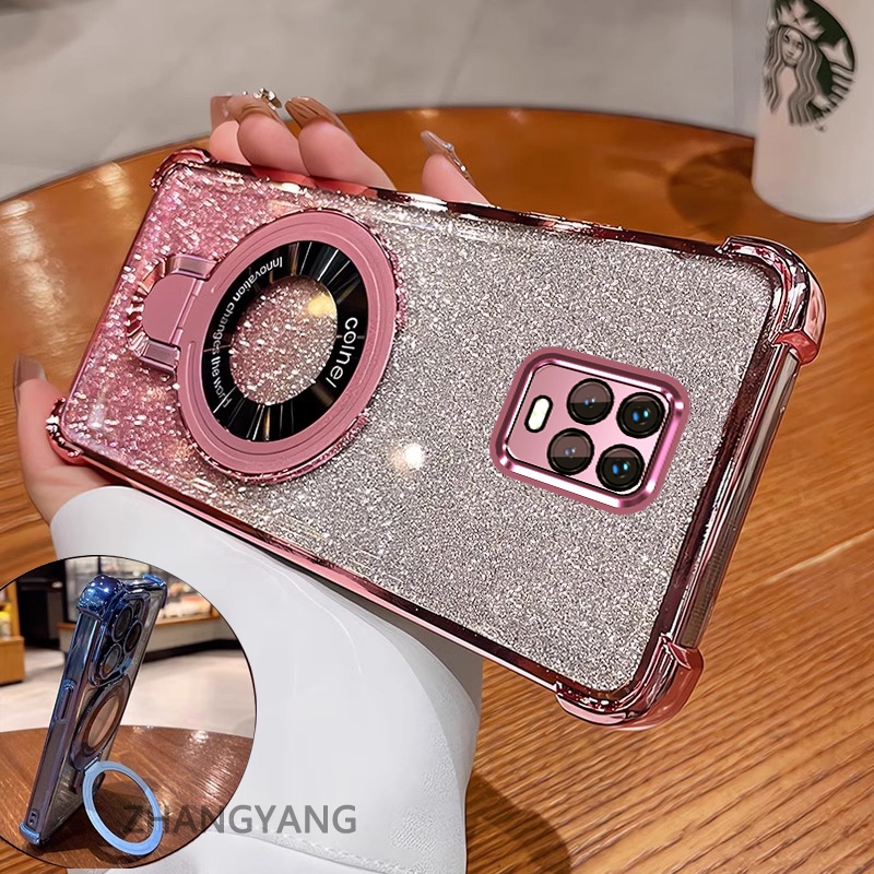 Ốp Điện Thoại Cho Redmi note 9s note 9 Pro Flash Mạ Điện Vỏ Điện Thoại Hợp Kim Thẩm Mỹ Giá Đỡ Điện Thoại Thiết Kế Mới Silicon TPU Chống Rơi Vỏ Mềm