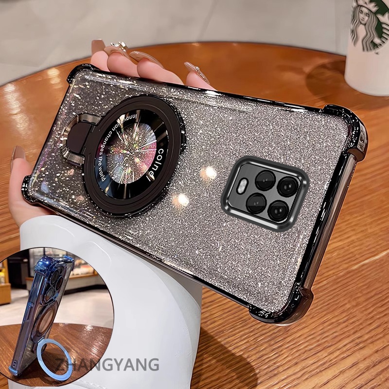 Ốp Điện Thoại Cho Redmi note 9s note 9 Pro Flash Mạ Điện Vỏ Điện Thoại Hợp Kim Thẩm Mỹ Giá Đỡ Điện Thoại Thiết Kế Mới Silicon TPU Chống Rơi Vỏ Mềm