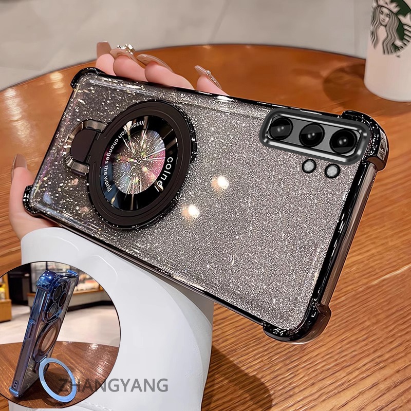 Ốp Điện Thoại Dành Cho Samsung note 10 note 10 Pro note 10 Plus Flash Mạ Điện Vỏ Điện Thoại Hợp Kim Thẩm Mỹ Giá Đỡ Điện Thoại Thiết Kế Mới Silicon TPU Chống Rơi Vỏ Mềm