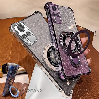 Ốp Lưng Cho vivo Y51 Y51A Y31 Y51s Y53s Thẩm Mỹ Thiết Kế Mới Ốp Lưng Điện Thoại Giá Đỡ Silicon TPU Flash Giấy Mạ Điện Chống Rơi Điện Thoại Mềm