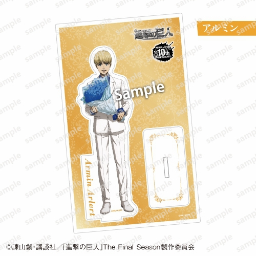 Tấn Công Titan Kỷ Niệm 10 Năm Finale Giới Hạn Acrylic Đứng Levi Eren Anime Hình AOT Kết Thúc Merch Quà Tặng