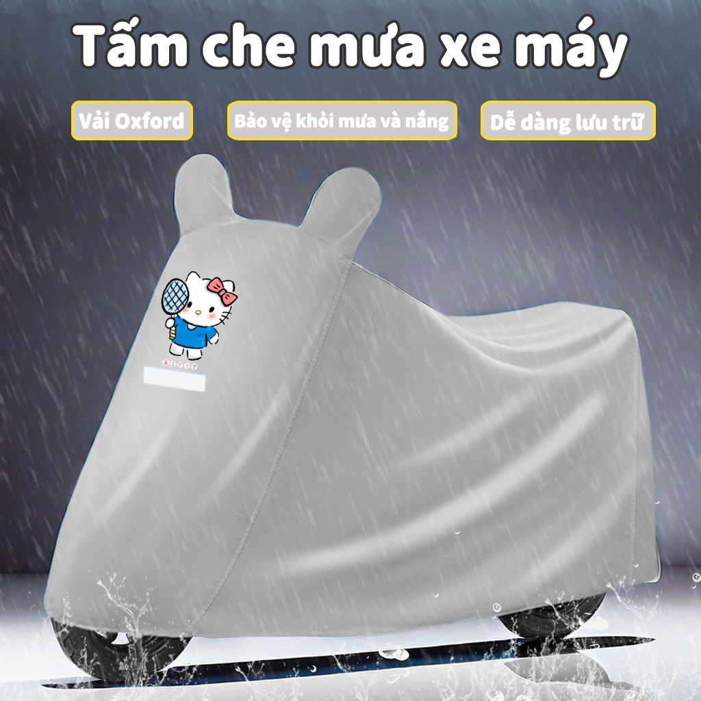 【Vải Oxford cao cấp Bạt phủ xe máy 】Bảo vệ chống xói mòn mưa và ánh nắng mặt trời，Bạt Trùm Xe Máy/ Bạt Che Xe Máy điện  - Túi giao hàng