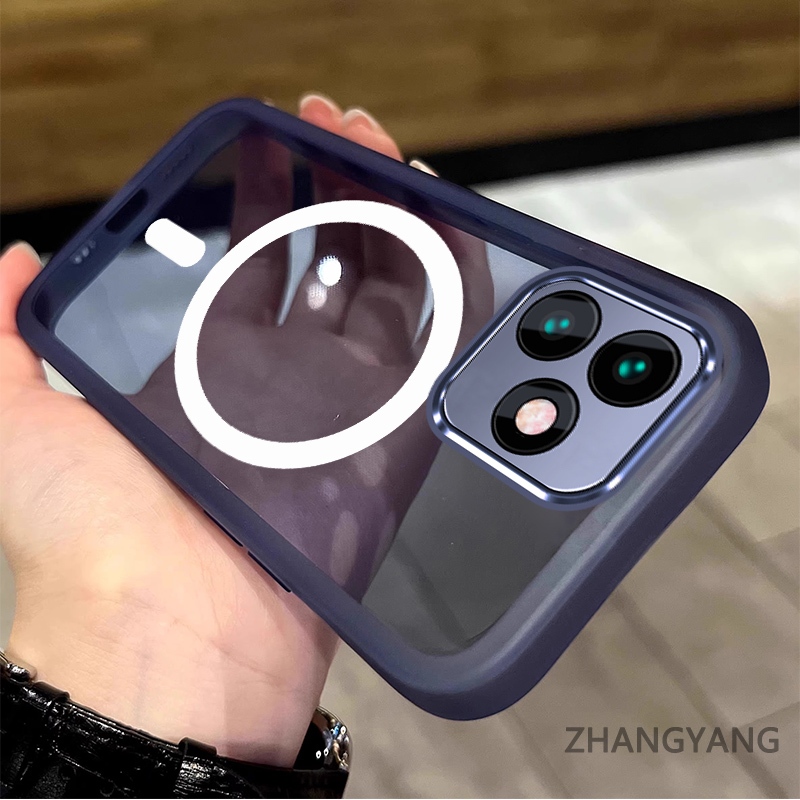 Ốp Lưng Cho Redmi 13 4G 13 5G note 13R Silicone TPU Chống Rơi Vỏ Điện Thoại Với Thiết Kế Vòng Từ Tính Thẩm Mỹ Và Tích Hợp Phim Ống Kính