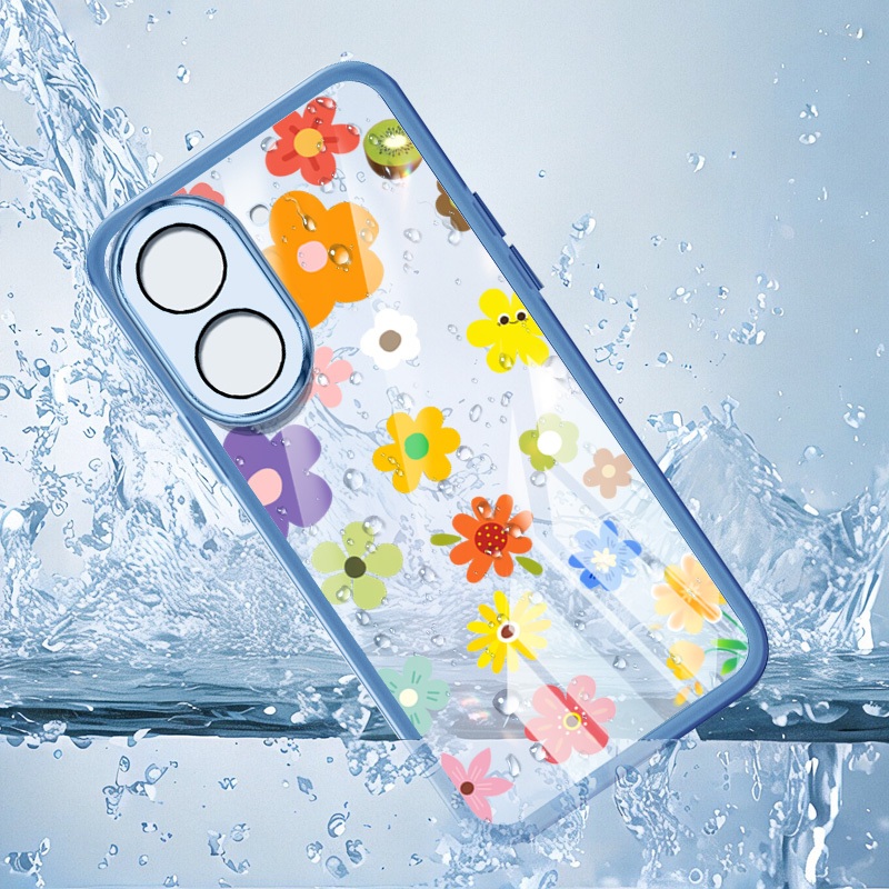 Ốp Điện Thoại Thời Trang YBD Cho Redmi A5 Turbo 4 Pro Xiaomi POCO F7 5G POCO C71 Phong Cách Mùa Hè Hoa Nhiều Màu Sắc