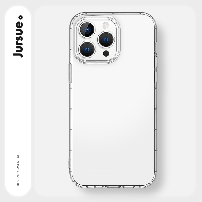 Ốp lưng JURSUE silicon mềm chống sốc viền vuông Cho iPhone 17 Air 16 15 14 13 12 11 Pro Max SE 2020 X XR XS 8 7 ip 6S 6 Plus YCS6