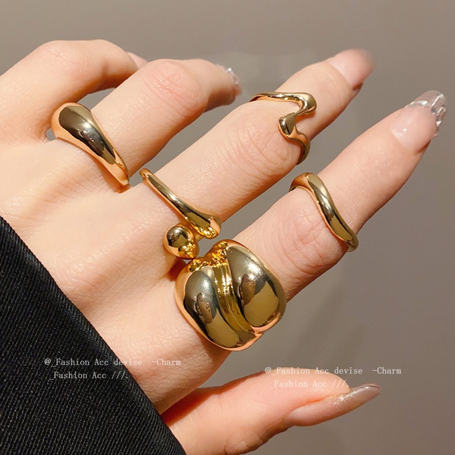 Vòng mở hình đậu nhiều lớp hình bầu dục đơn giản, thời trang và đa năng. Đó là phụ kiện đi lại thích hợp, cao cấp và thanh lịch