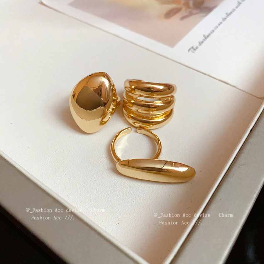 Vòng mở hình đậu nhiều lớp hình bầu dục đơn giản, thời trang và đa năng. Đó là phụ kiện đi lại thích hợp, cao cấp và thanh lịch
