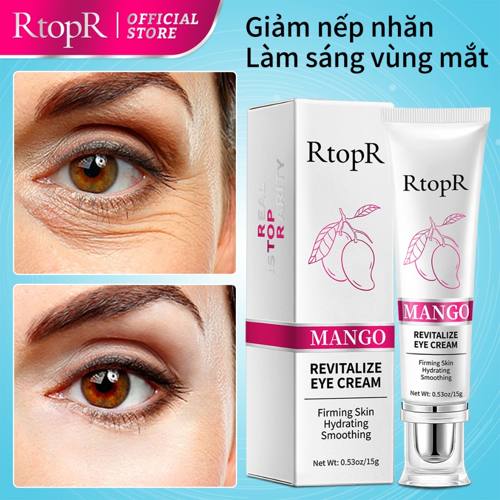 Ảnh Kem Dưỡng Da Mắt RtopR Chiết Xuất Từ Quả Xoài Giảm Quầng Thâm Và Chống Lão Hóa Giảm Nhăn Thâm Và Bọng Mắt Eye Cream 15g 2