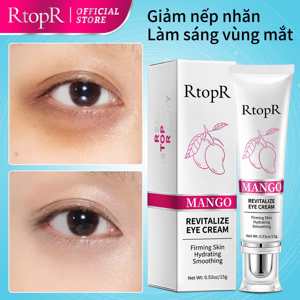 Ảnh Kem Dưỡng Da Mắt RtopR Chiết Xuất Từ Quả Xoài Giảm Quầng Thâm Và Chống Lão Hóa Giảm Nhăn Thâm Và Bọng Mắt Eye Cream 15g 3