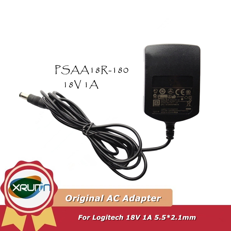 Phihong PSAA18R-180 18V 1A 18W AC Adapter Sạc Cho Logitech Squeezebox Radio X-R0001 XR0001 534-000245 Nguồn điện Phích cắm US