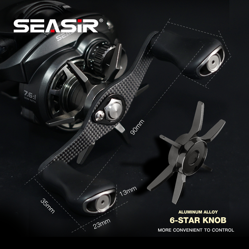 Seasir Cast Pro 145g khung kim loại 2 vòng bi gốm Máy câu mồi BFS