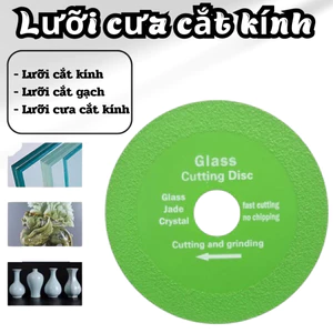 Lưỡi cưa cắt thủy tinh, lưỡi cắt kim cương, cắt gạch 4 inch, đa năng