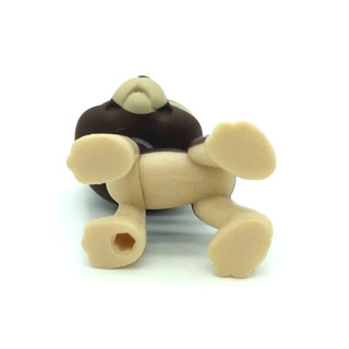 Bộ sưu tập cửa hàng thú cưng nhỏ nhất LPS 817 Great Dane Dog Brown Chocolate Dot Eyes Đồ chơi chó con