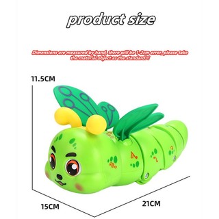 Diễn viên đóng thế điện xoay 360 con sâu bướm nhạc bò đồ chơi đom đóm