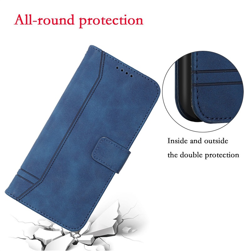 Dành Cho Huawei P20 P30 P40 Lite P50 P60 Art Mate 60 Pro Plus 4G Flip Matte Da PU Vỏ Điện Thoại Khe Cắm Thẻ Và Giá Đỡ Ví Vỏ Bảo Vệ Chống Sốc
