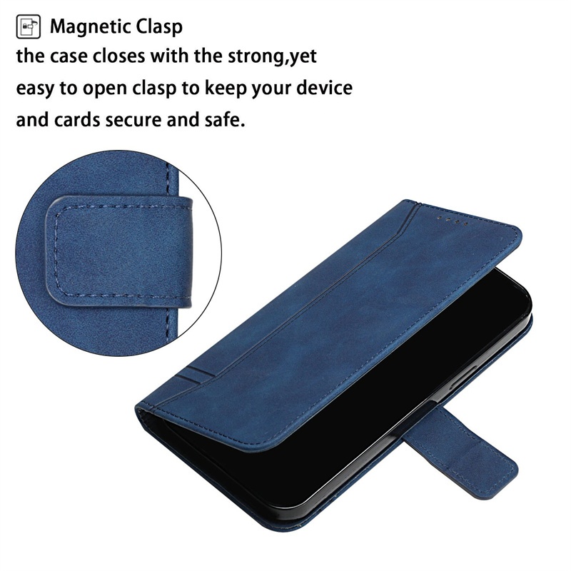 Dành Cho Huawei P20 P30 P40 Lite P50 P60 Art Mate 60 Pro Plus 4G Flip Matte Da PU Vỏ Điện Thoại Khe Cắm Thẻ Và Giá Đỡ Ví Vỏ Bảo Vệ Chống Sốc