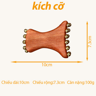 Mở Rộng Đồng Gỗ Hồng Hoa Hồng Vàng Hạt Chai Mũi Môi Rãnh Da Táo Dòng Mũi Cầu Làm Đẹp Mặt Fascia Nâng Dụng Cụ