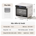 TJean Lò nướng hơi nước không dầu 24L,dung lượng lớn,đa chức năng Nồi Hấp Điện(12 tháng) — ảnh 8