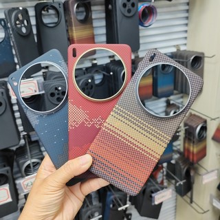 Từ Tính Cao Cấp Aramid Sợi Carbon Ốp lưng Vivo X200 Ultra Metal Len Sạc Không Dây Vỏ Chống Sốc Ốp Lưng