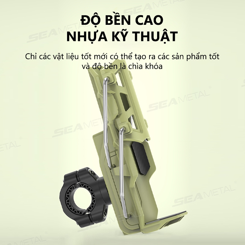 Giá đỡ cốc xe đạp có thể điều chỉnh SEAMETAL, giá đỡ bình nước xe máy, giá đỡ cốc tay lái phù hợp với xe đạp leo núi, xe địa hình ADV