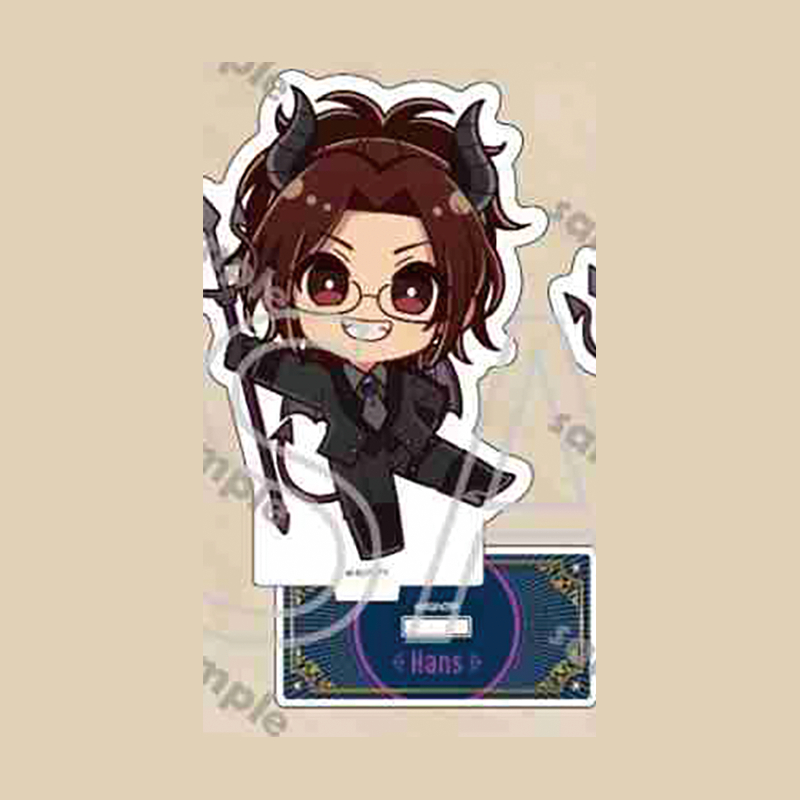 Attack on Titan Fan Art Mini Café Chibi Acrylic Stand - Eren & Mikasa Angel / Demon Ver. Giới hạn