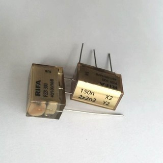 [Cung cấp hàng có sẵn] 1 chiếc Tụ điện an toàn RIFA PZB300 150n X2 2x2n2 / 3n3 / 4n7Y2 Tụ điện màng giấy kim loại
