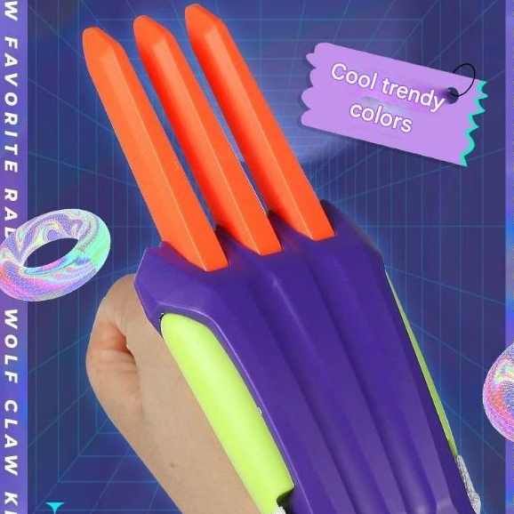 3d Cà Rốt Sói Móng Vuốt Kính Thiên Văn Đồ Chơi Di Động Nhỏ Gọn Giải Nén Chống Lo Âu Đồ Chơi Cảm Giác