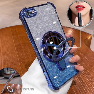 Ốp Lưng Cho iPhone 6 Plus iPhone 6s Plus Thẩm Mỹ flash Mạ Điện Vỏ Điện Thoại Thiết Kế Mới Giá Đỡ Điện Thoại Có Hiệu Ứng Gương Silicon TPU Mềm