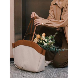 ZaraStyle Nữ Vải Tote 2in1 Dung Tích Lớn Thời Trang Đeo Vai Xách Tay Mua Sắm