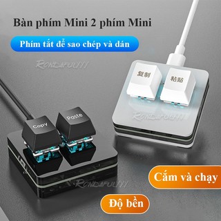 Bàn Phím Cơ mini 2 Nút usb Dành Cho game Thủ