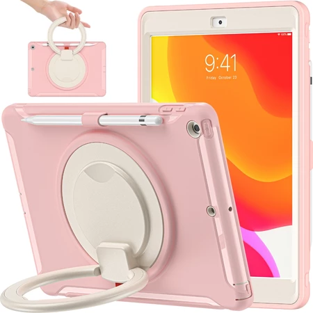 Ốp lưng NEOMIXX dành cho Apple iPad (A16) thế hệ 11/10/9/8/7/6/5 kích thước 11''/10.9''/10.2"/9.7", ốp iPad Mini 8.3" 7.9", iPad Air 13"/11"/10.9"/10.5", vỏ iPad Pro 12.9" kèm miếng dán màn hình, dây 