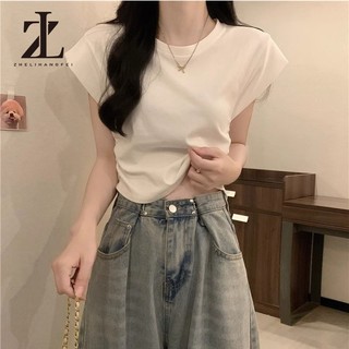 Váy Chính Hãng Áo Thun Nữ Mùa Hè Form Slim-Fit Tay Ngắn