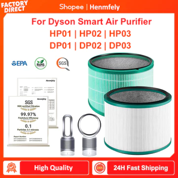 H13 Bộ Lọc Hepa Thay Thế Cho Dyson HP01 HP02 HP03 DP01 DP02 DP03 Máy Lọc Không Khí Một Phần 968125-03