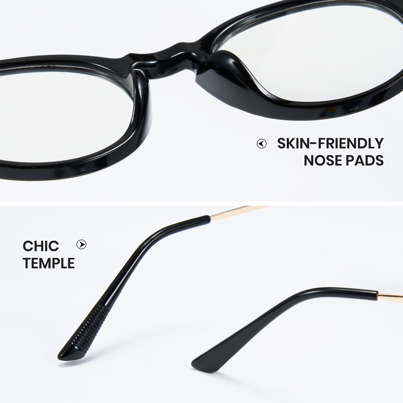 Cyxus Mắt Kính Đổi Màu 2in1 Chống Ánh Sáng Xanh UV400 Unisex Gọng Tròn Kính Bảo Vệ Mắt Toàn Diện 8258
