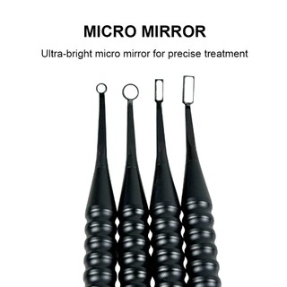 1 Chiếc Gương Micro Miệng Nha Khoa 2 Mm / 3 Mm / 5 Mm Chống Sương Mù Phản Quang Odontoscope Đa Năng Kiểm Tra Miệng Tay Cầm Có Thể Tháo Rời