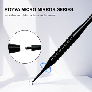 1 Chiếc Gương Micro Miệng Nha Khoa 2 Mm / 3 Mm / 5 Mm Chống Sương Mù Phản Quang Odontoscope Đa Năng Kiểm Tra Miệng Tay Cầm Có Thể Tháo Rời
