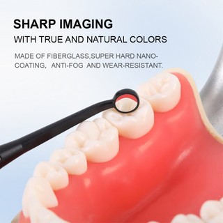 1 Chiếc Gương Micro Miệng Nha Khoa 2 Mm / 3 Mm / 5 Mm Chống Sương Mù Phản Quang Odontoscope Đa Năng Kiểm Tra Miệng Tay Cầm Có Thể Tháo Rời