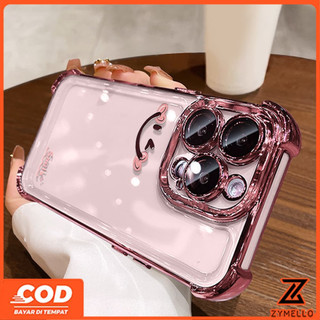 Ốp Lưng Cho OPPO Reno 14F Reno 14 Pro Reno 13F Reno 13 Reno 13 Pro 5G A3 A3X A5 PRO A3 Pro Cao Cấp Sang Trọng Bốn Góc Chống Rơi Tình Yêu Dễ Thương Nụ Cười Ốp Điện Thoại Di Động TPU Chống Sốc