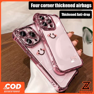 Ốp Lưng Cho OPPO Reno 14F Reno 14 Pro Reno 13F Reno 13 Reno 13 Pro 5G A3 A3X A5 PRO A3 Pro Cao Cấp Sang Trọng Bốn Góc Chống Rơi Tình Yêu Dễ Thương Nụ Cười Ốp Điện Thoại Di Động TPU Chống Sốc