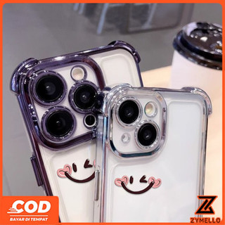Ốp Lưng Cho OPPO Reno 14F Reno 14 Pro Reno 13F Reno 13 Reno 13 Pro 5G A3 A3X A5 PRO A3 Pro Cao Cấp Sang Trọng Bốn Góc Chống Rơi Tình Yêu Dễ Thương Nụ Cười Ốp Điện Thoại Di Động TPU Chống Sốc