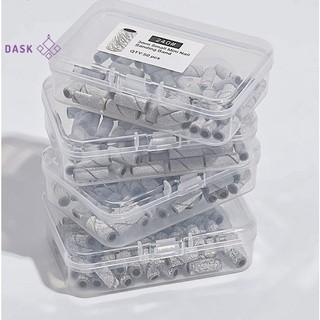 Dây chà nhám vòng thép không gỉ cho móng tay, giấy nhám, giá đỡ, phụ kiện khoan móng nghệ thuật [Analleyshop] [vn]