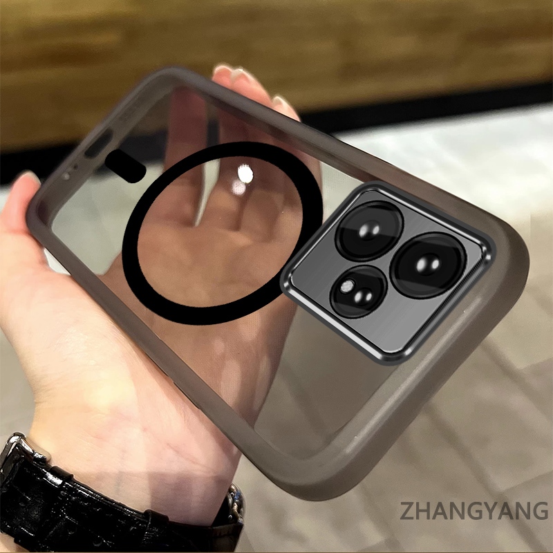 Ốp Lưng Điện Thoại Realme NEO 7 Silicon Trong Suốt Chống Rơi Vỏ Điện Thoại Thẩm Mỹ Vòng Hút Từ Tính Thiết Kế Mới Đơn Giản TPU Bảo Vệ