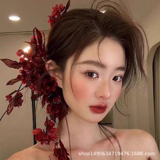 Kẹp Tóc Ngọc Trai & Hoa Cúc - Bộ Phụ Kiện Hanfu Có Thể Tháo Rời Cho Cô Dâu / Cosplay (Thiết Kế Chống Thấm Nước)