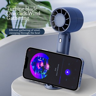 Quạt Mini FANGHUI, có giá đỡ điện thoại Quạt cầm tay mùa hè làm mát, Quạt bỏ túi du lịch Mini USB đa chức năng ngoài trời
